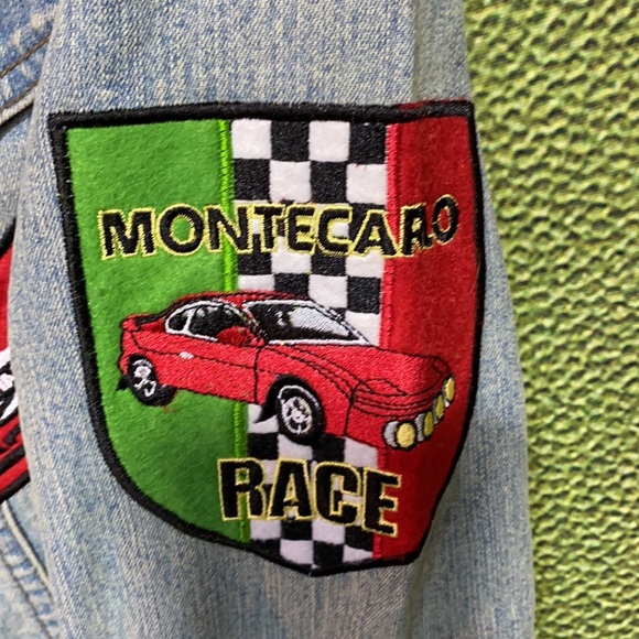 Jean jacket with car racing patches - Picture 6 of 10